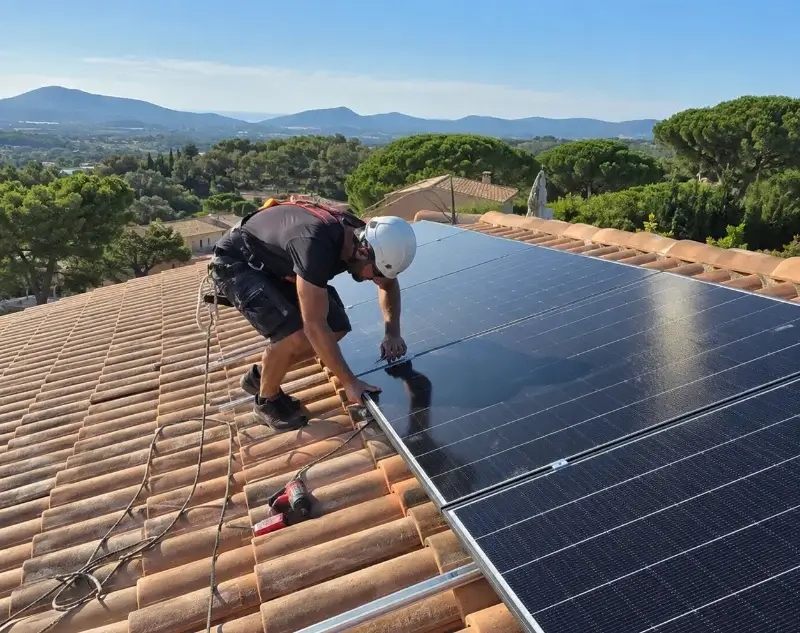 Installateur panneaux solaires Saint-Laurent-de-Chamousset — pose photovoltaïque sur toiture