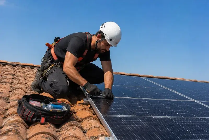 Maintenance et monitoring de panneaux solaires à Saint-Laurent-de-Chamousset