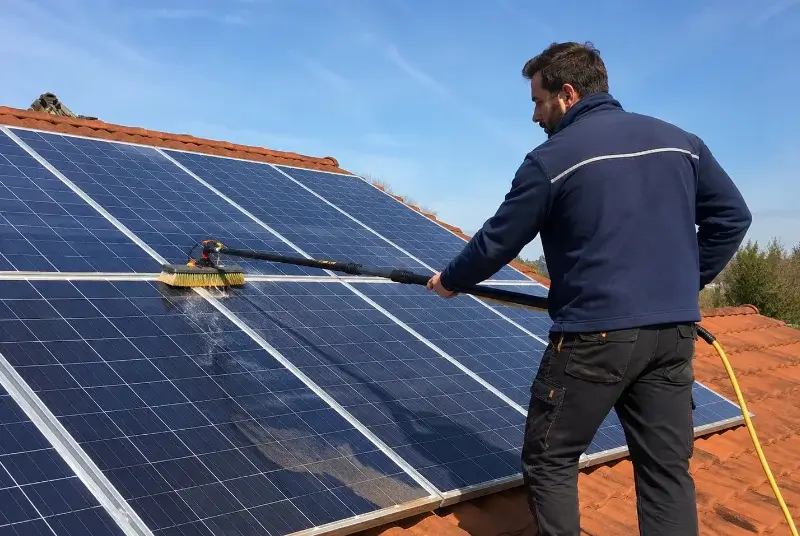Nettoyage et entretien de panneaux solaires à Saint-Laurent-de-Chamousset